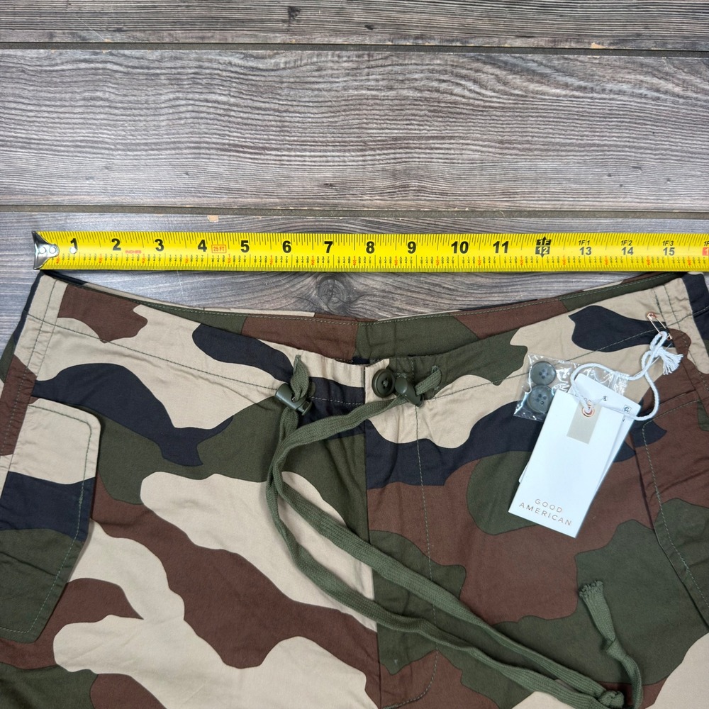 Good American Women M Parachute Pants Fatigue Green Camo GPP600P NWT - Picture 5 of 14